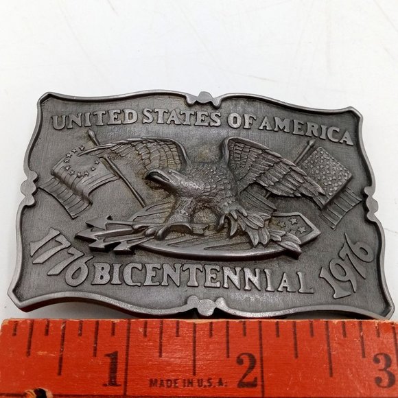 Swiss Miss Hot Chocolate Belt Buckle Cocoa 1976 Bicentennial Limited Edition Ad - Picture 6 of 9